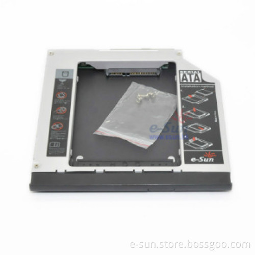 For HP-6530B laptop 2nd Hard drive caddy case enclosure 2nd HDD caddy